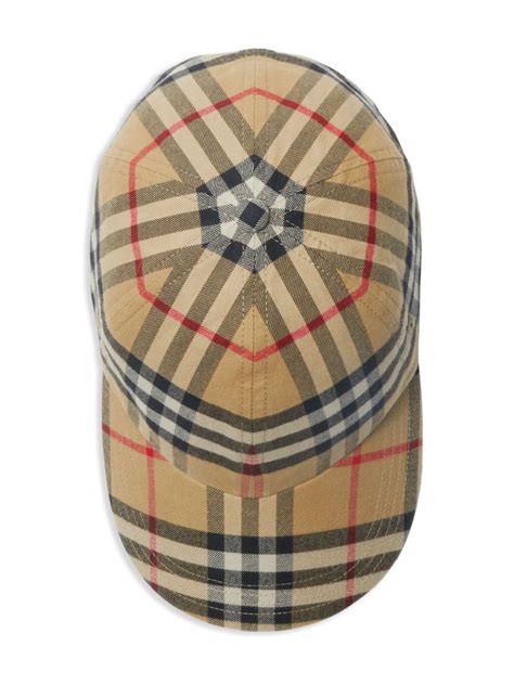 burberry black cotton nova check trim baseball cap|Burberry nova.